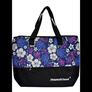 NWT Hawaiian Print Large Insulated Cooler Tote Bag